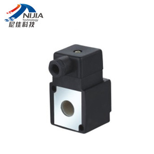 Bobine d'électrovanne Nija NJT-304 en plastique et cuivre, type à plomb, pour vanne de commande directionnelle, usage industriel - Product Image 2