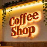 Envoi Direct Enseigne Lumineuse 3D LED Personnalisée pour Lettres Métalliques, Logo Publicitaire d'Entreprise, Enseigne Électronique à Lettres LED pour Magasin Intérieur Extérieur