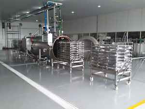 Macchina per imballare sacchetti ad alta temperatura 2000L sterilizzatore cibo storta Autoclave - Product Image 5