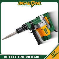 Marteau de démolition électrique industriel robuste 800W avec cordon, SDS MAX 26mm, avec burins et boîte à outils, en acier allié