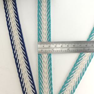 Correas personalizadas de algodón de 7/8 pulgadas, 2,2 cm, Línea Plateada, cinta reflectante en espiga, <span class=keywords><strong>Collar</strong></span> de perro, correa para cámara - Product Image 4