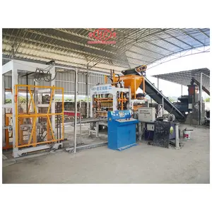 중국 제조업체 Qt4-15 유압 프레스 고체 중공 벽돌 기계 블록 아프리카에서 기계를 만드는