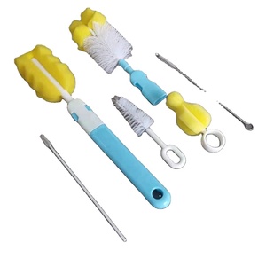 factory supplier 6 pcs/set baby mik bottle brush