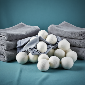 Bolas de Secadora, 4 Piezas, Lana Natural, Ayuda para Secar la Ropa - Product Image 3
