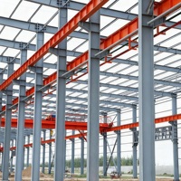 Nave Industrial Prefabricada, Estructura de Acero, Paneles Sándwich, Columnas de Acero, Galvanizado en Caliente