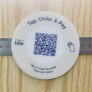 Etiqueta NFC de Epoxi Personalizada de Gran Tamaño, 10 cm de Diámetro, para Menús de Restaurantes, 2026 - Product Image 5