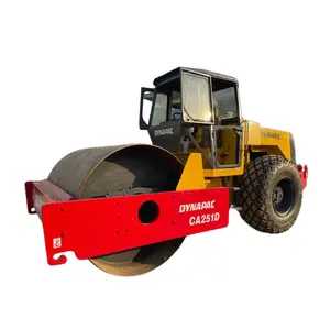 Gebruikt Dynapac Ca251d Enkel Staal 10 Ton Road Roller Ca25d Bouwmachines Met Cummins Motor Te Koop