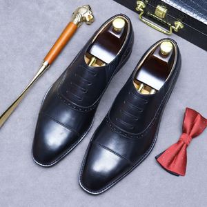 Zapatos Oxford de Hombre al por Mayor, Talla Grande, Transpirables, con Cordones, Impermeables, Ligeros, de Cuero Vacuno, para Negocios Formales e Informales - Product Image 1