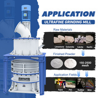 Micro broyeur de poudre HGM avancé pour la production de carbonate de calcium et de kaolin 1000 Mesh 8 TPH