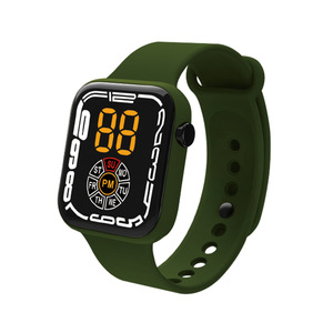 Montre de sport de plein air Led grand écran numérique pour enfants, cadeau de la semaine, étanche, garçons et filles, bracelet en TPU, nouvelle collection - Product Image 2