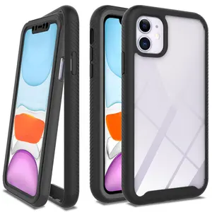 Coque de téléphone portable robuste, protection d'écran anti-rayures et Anti-égratignure intégrée, étui Anti-choc en TPU pour iphone série 12