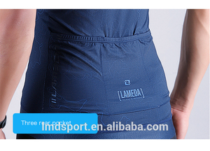 LAMEDA ropa deportiva MTB OEM de la manga corta de encargo Italin fabricante de la tela de los hombres ciclismo Jersey - Product Image 5