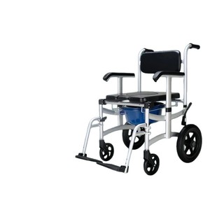 Silla de Aluminio con Ruedas, Carrito Médico Portátil para Uso Doméstico - Product Image 2
