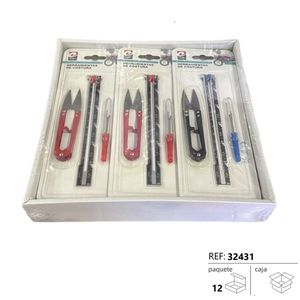 ชุดอุปกรณ์เย็บผ้า 12 ชิ้น พร้อมเข็มและด้ายเย็บผ้า - Product Image 3