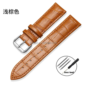 <span class=keywords><strong>Bracelet</strong></span> de <span class=keywords><strong>montre</strong></span> en cuir de vachette véritable de qualité supérieure, vente en gros 2026, tailles 12 à 24 <span class=keywords><strong>mm</strong></span> - Product Image 3