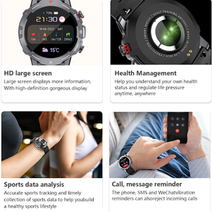 El nuevo reloj inteligente puede medir la frecuencia cardíaca durante todo el día, pantalla meteorológica, fotografía remota, búsqueda de pulseras - Product Image 3