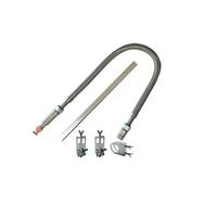 Tuyau flexible en acier inoxydable HongAn DN15 pour sprinkler, résistant à la corrosion, pour usage commercial et bâtiment