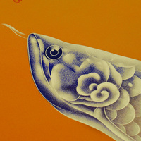 Décoration d'intérieur : Sculpture artisanale en laiton et bois massif, motif Poisson Dragon Chinois Doré, de haute qualité, symbole d'abondance annuelle, pour la décoration de salon et de bureau.