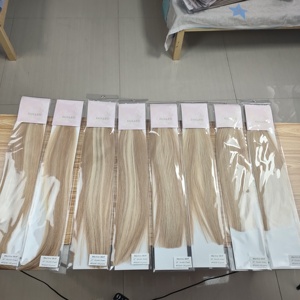 จัสมินบิวตี้ ผมแท้ 100% ต่อผมแบบเครื่องจักร ดับเบิ้ลเวฟท์ ผมลอนธรรมชาติ นุ่มสลวย ผลิตในจีน - Product Image 4