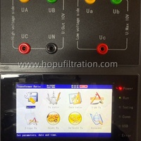 HOPU TTR Instrumento Portátil de Medición del Relación de Transformación para Transformadores de Montaje en Suelo 12V 120W Equipo de Prueba Eléctrica