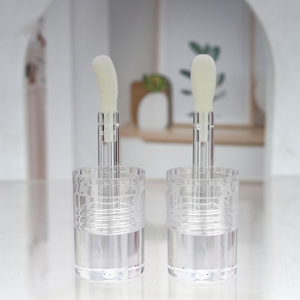 Custom Logo <b>Clear</b> Lip <b>Gloss</b> PETG/ABS Plastic Empty Tubes with Metal Brush Head for Skin Care Mascara Cosmetics - Product Image 2