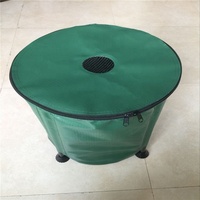 Réservoir d'eau en plastique de jardin en PVC Économie d'eau Pliable portable Baril de pluie 50 gallons