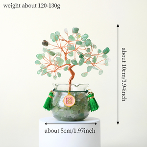 Hot Sale Natural Crystal Money <b>Tree</b> Handmade Gemstone Chips Fengshui <b>Tree</b> - Product Image 2