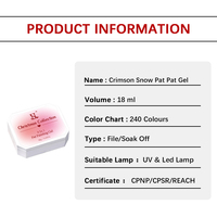 HS OEM Nail Supplies Palette de gels Pat Pat 9 compartiments, non toxique, sans HEMA ni TPO, gel de peinture semi-solide pour l'art de la manucure professionnelle