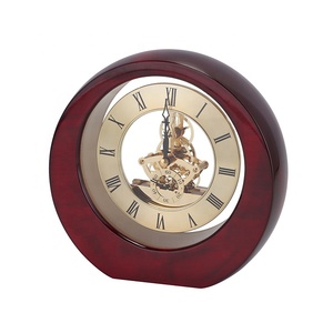 Antique Retro Phong Cách Gỗ Hồng Mộc Piano Hoàn Thiện Cơ Khí Bánh Răng Bảng Đồng Hồ - Product Image 4