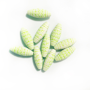 Perles en forme de riz en plastique acrylique de 6*10mm pour la fabrication de bracelets Puzzle pour enfants Jouets faits à la main - Product Image 4