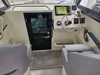 Bateau de pêche de luxe Sea King 6,25 m/21 pieds, coque en V profond, cabine sportive offshore, bateau à grande vitesse en aluminium, yacht avec certification CE