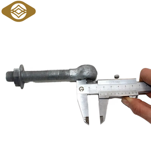 Alliage d'approvisionnement en usine galvanisé zingué matériel de gréement personnalisable boulons à oeil produit forgé à chaud - Product Image 5