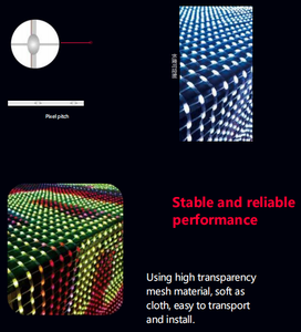 P25 P40 bay Màn hình LED bay lưới màn hình LED Drone LED màn hình mềm - Product Image 5