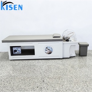 Kisen Table de massage et de shampoing en acrylique avec plusieurs douches, circulation d'eau et thérapie capillaire pour salon de beauté - Product Image 3