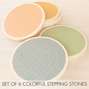Juego <span class=keywords><strong>de</strong></span> bebé gimnasio piedras <span class=keywords><strong>de</strong></span> equilibrio <span class=keywords><strong>de</strong></span> madera juguetes niños Montessori antideslizante Tabla <span class=keywords><strong>de</strong></span> equilibrio sensorial escalones <span class=keywords><strong>de</strong></span> madera para niños equilibrio - Product Image 2