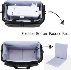 Échantillon gratuit, sac de transport pour machine à coudre avec rembourrage amovible personnalisé OEM standard - Product Image 3