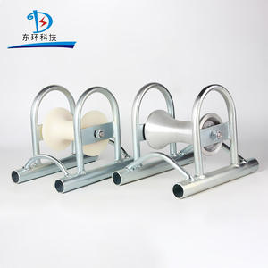 Carro de Tendido de Cables Lineales con Ruedas de Nailon y Aluminio, Carro Lineal Terrestre para Cables de Comunicación y Energía - Product Image 3