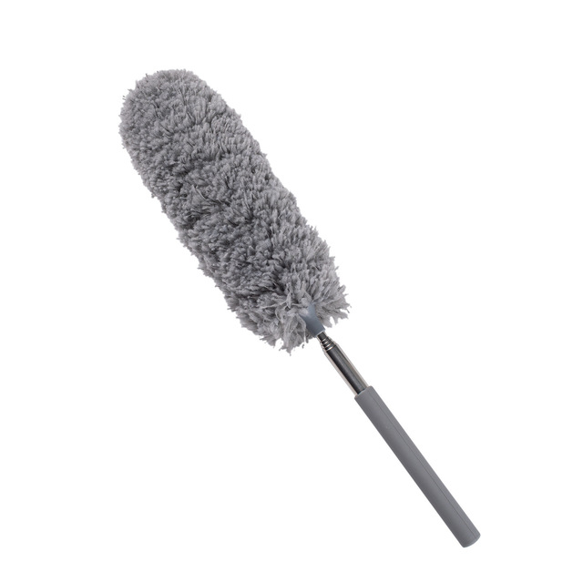 Custom 112 Inch Telescopic Pole Extendable Microfiber Feather Ceiling Rod Fan Dust duster for Home Cleaning