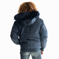 Veste bomber pour homme, personnalisable, en gros, patchwork brodé, hiver, réversible, imperméable, haute qualité
