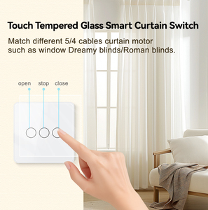 Interruptor Inteligente WiFi Zigbee con Pantalla Táctil <span class=keywords><strong>de</strong></span> Vidrio <span class=keywords><strong>de</strong></span> 1/2/3/4 Botones, Marco <span class=keywords><strong>de</strong></span> Plástico, Control por Voz, para Hogar Inteligente, Compatible con la Aplicación Smart Life - Product Image 6