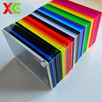 Plaque acrylique PMMA colorée découpée sur mesure pour présentoirs de vente au détail, décoration de meubles et fabrication d'enseignes