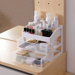 Large Capacity Cosmetic Storage Box Makeup Drawer Organizer Jewelry Nail Polish Makeup Container Desktop Sundries Storage Box