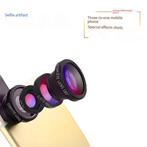 Kit d'objectifs universels 3-en-1 pour téléphone : Fisheye, Grand Angle 180° et Macro avec mode de mise au point automatique (AF) - Product Image 4