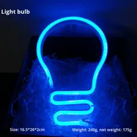 Lumières LED fantaisie USB à piles décoratives pour les fêtes, lumières néon, cadeaux de nuit, lumières pour la Saint-Valentin, la fête des mères, la fête des enfants