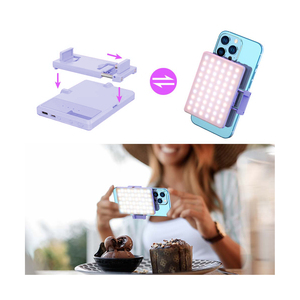 ไฟเซลฟี่แบบชาร์จไฟได้สำหรับโทรศัพท์กล้องแล็ปท็อปไฟ LED แบบพกพาสำหรับรูปภาพคลิปไฟโทรศัพท์ - Product Image 4