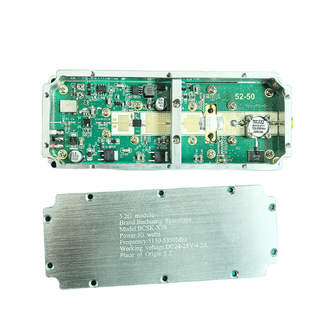 50W-433MHz High-Power RF Power Amplifier GAN Chip Isolator 1.2G/1.5G/2.4G/5.2G/5.8G Drone Module RF ICs Modules