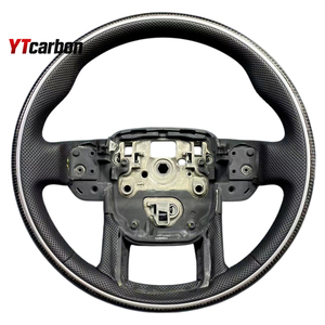 Volante de Fibra de Carbono Real Personalizado Estilo Racing YTcarbon para Range Rover <span class=keywords><strong>Velar</strong></span> L560 <span class=keywords><strong>SV</strong></span>, Accesorios Interiores para Auto - Product Image 5