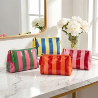 Sacs à maquillage pour sac à main, petits sacs cosmétiques transparents et imperméables pour femmes et filles, organiseur de voyage, pochette à fermeture éclair, vacances à la plage