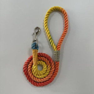 Correa de Perro de Cuerda Trenzada Resistente, Clásica, Sólida, con Mango Suave, 100% Algodón, para Pasear, Correr y Acampar, Venta al Por Mayor - Product Image 4