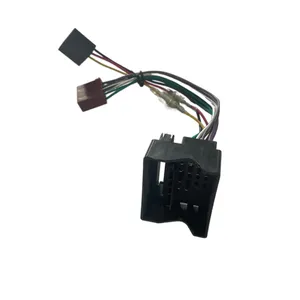 Factory price electrical 16 pin JVC automotive iso wiring harness